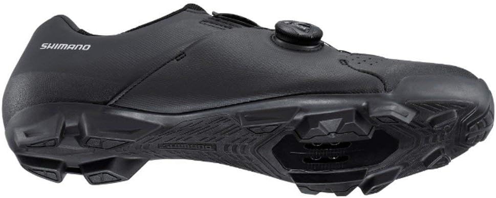 Shimano XC300 Mens Synthetic BOA L6 Bike Cycling Shoes Size 43 Wide - Black
