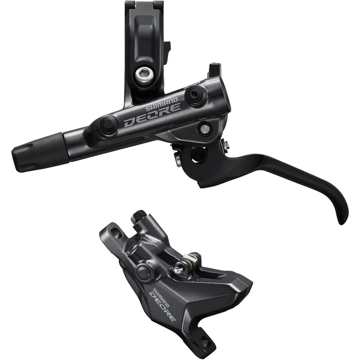 Shimano Deore BR-M6100/BL-M6100 Bled Brake Lever/Post Mount 2 Pot calliper