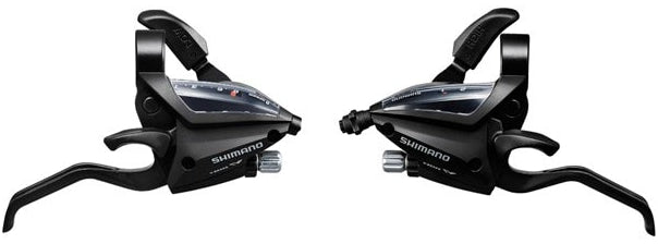 Shimano ST-EF500-7R2A/2L2A 7-Speed Double 2-finger Shift/Brake Lever - Black