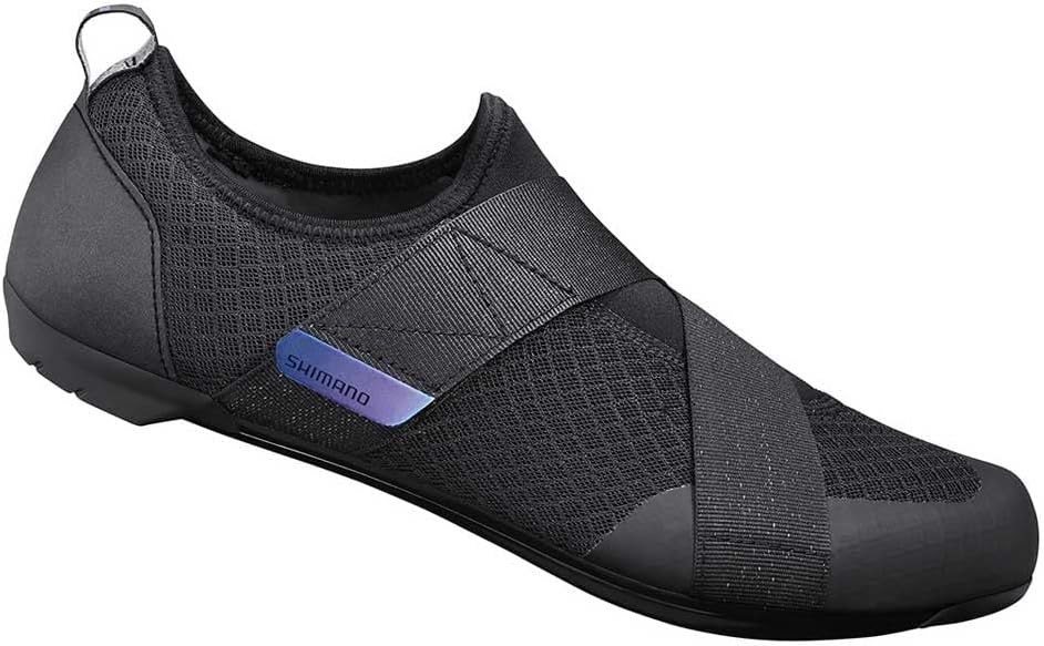 Shimano IC 100 SPD & SPD-SL Unisex Strap Cycling Shoes - Black - EU 43
