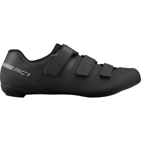 Shimano RC102 Mens Straps Synthetic Road Cycling Shoes - Size 45 EU - Black