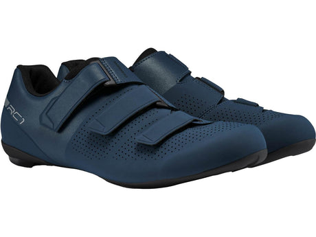 Shimano RC102 Men's Synthetic Straps Road Bike Cycling Shoes Navy - Size 41