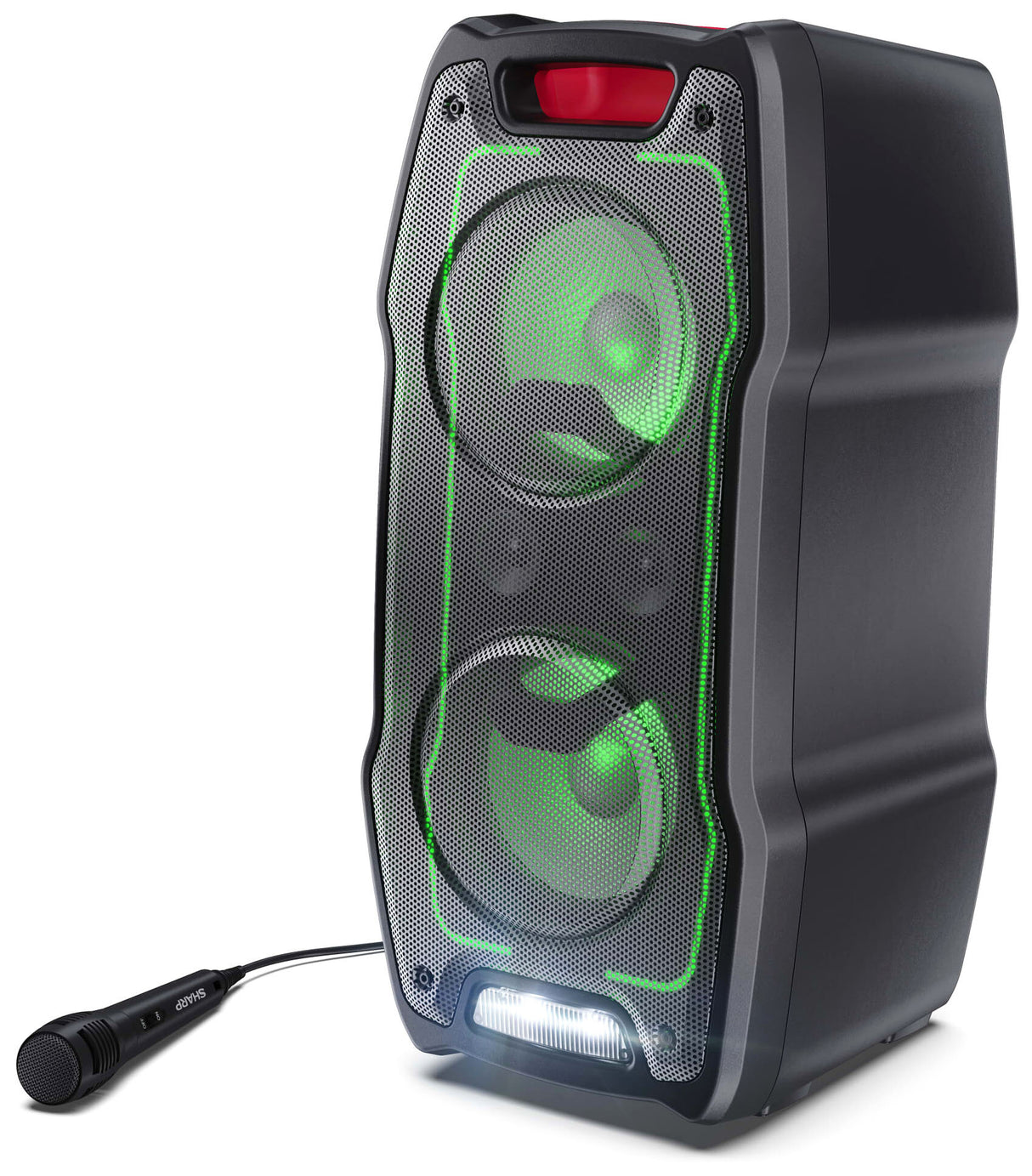 Sharp PS-932 XParty Sing 180W Bluetooth Rechargeable Party Speaker - Black