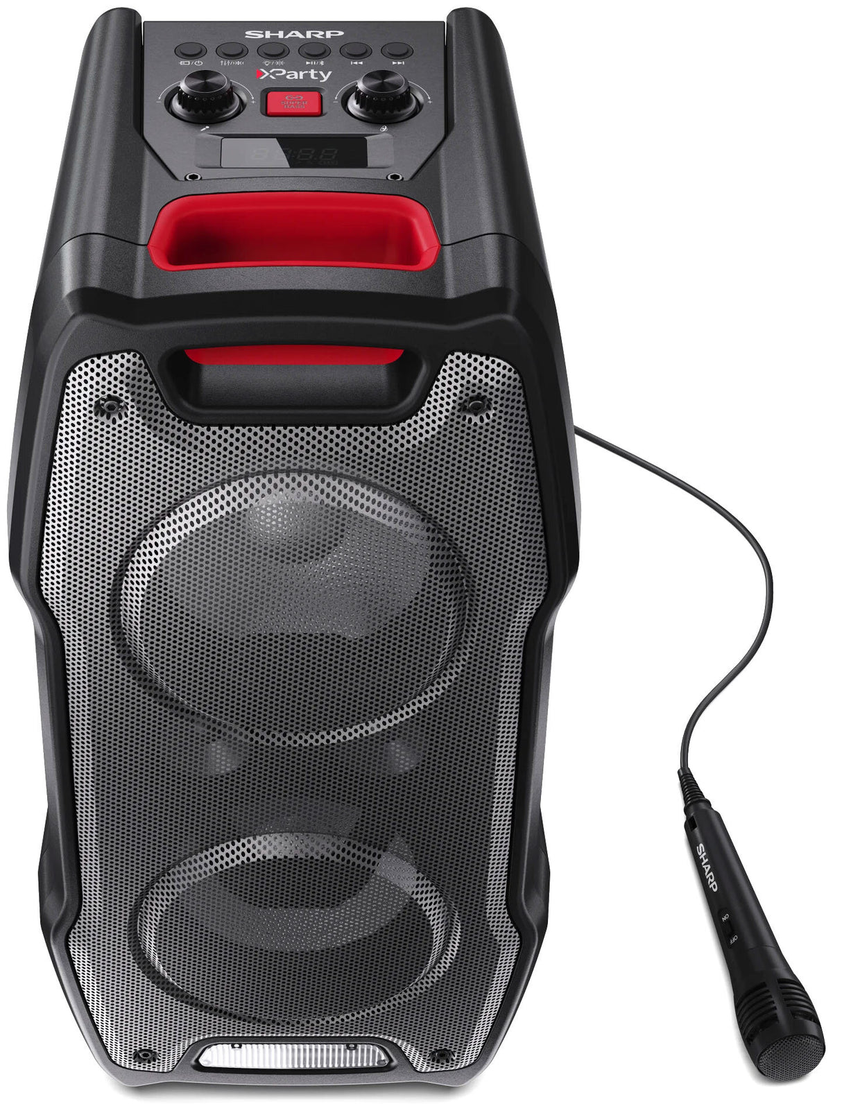 Sharp PS-932 XParty Sing 180W Bluetooth Rechargeable Party Speaker - Black