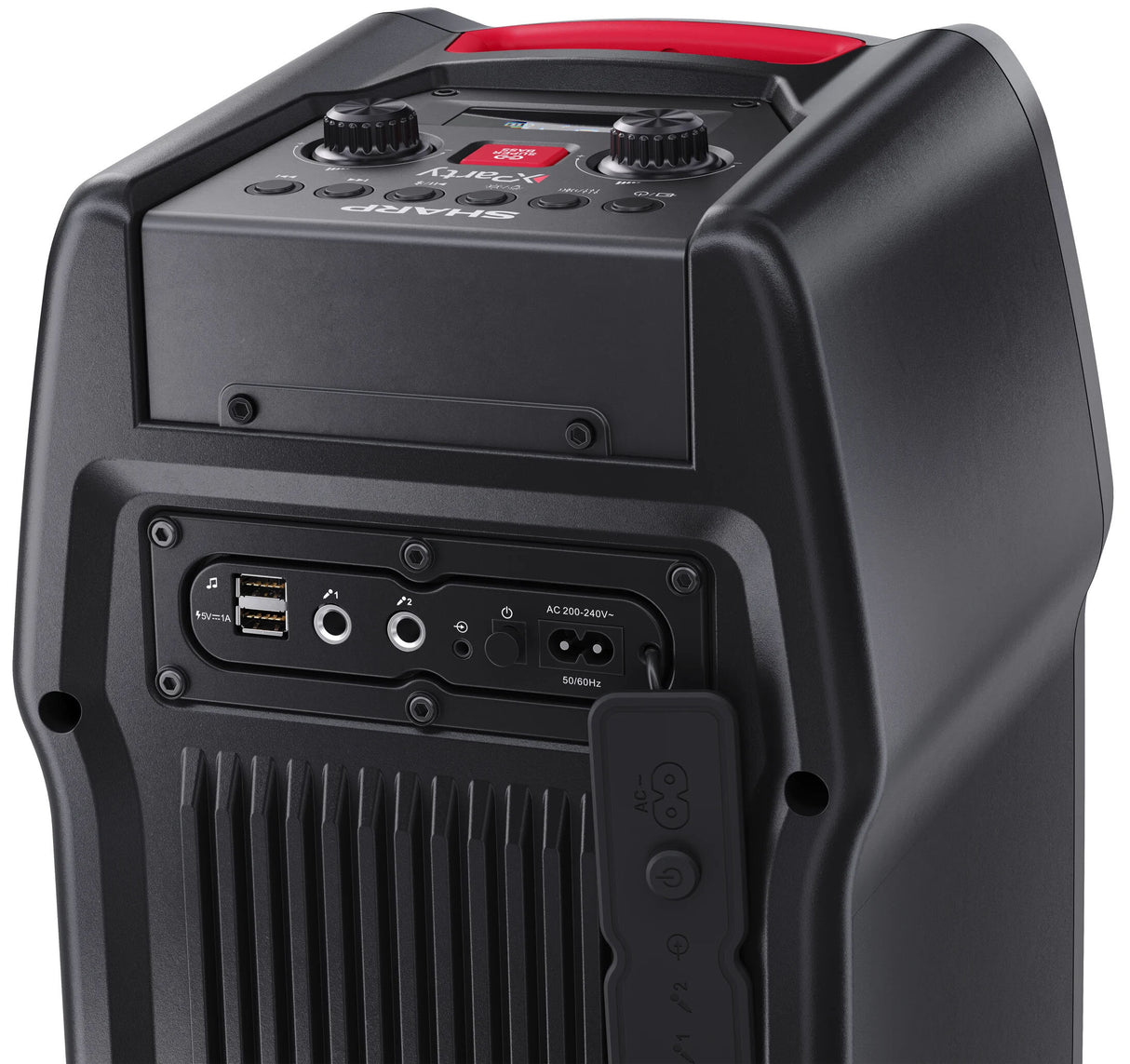 Sharp PS-932 XParty Sing 180W Bluetooth Rechargeable Party Speaker - Black