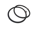 Bikehut 700 x 35C Semi Slick Hybrid Bicycle Tyres Pair - Black (Bundle of 2)