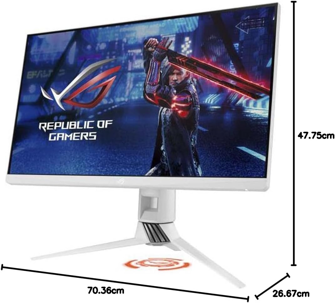 ASUS XG279Q-W ROG Strix 27 Inch IPS WQHD 170Hz HDR Gaming Monitor - White