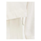 Marella Palchi Women's Linen Blend Cropped Shirt Jacket - Size 6 - White