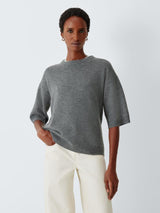 Marella Franz Cable Knit Wool Cashmere Blend Women's Jumper - UK S - Ivory