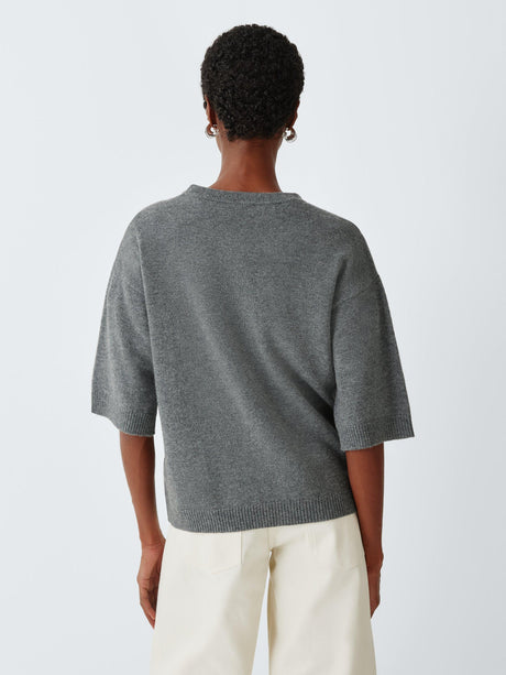 Marella Franz Cable Knit Wool Cashmere Blend Women's Jumper - UK S - Ivory