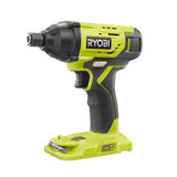 Ryobi ONE+ R18ID2-0 18V Cordless Impact Driver 1/4in Hex Body Bare Tool Green