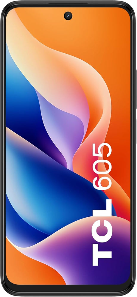 TCL 605 4G 6.7'' Smartphone 4GB RAM 128GB Unlocked Dual SIM-Free - Black C+