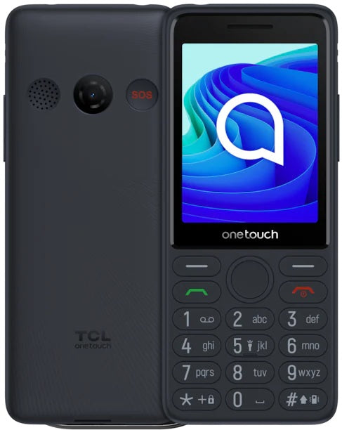 TCL Onetouch 4042S Big Button Mobile Phone 128MB Dual-SIM Unlocked - Grey