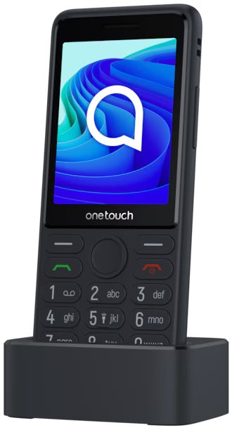 TCL Onetouch 4042S Big Button Mobile Phone 128MB Dual-SIM Unlocked - Grey