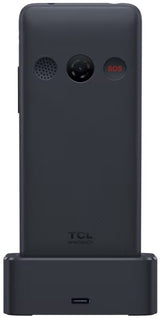 TCL Onetouch 4042S Big Button Mobile Phone 128MB Dual-SIM Unlocked - Grey