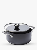 OXO Professional Hard Anodised Aluminium Ceramic Non-Stick Stockpot 24cm