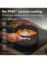 OXO Professional Hard Anodised Aluminium Ceramic Non-Stick Stockpot 24cm