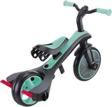 Globber 4-in-1 Explorer Toddler Trike/Balance Bike with Parent Handle - Mint