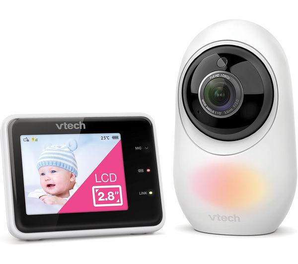 VTech RM2751 - 2.8inch Colour Full HD Video Smart Wi-Fi Baby Monitor - White