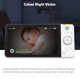 LeapFrog LF2936FHD 5.5" 1080p Full HD Touchscreen Wi-Fi Smart Baby Monitor - Kazoop 