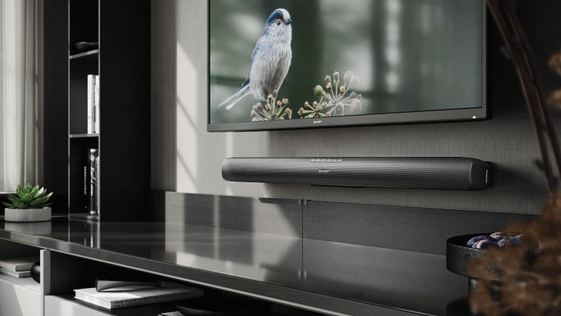 Sharp HT-SB100K 2.0 75W Soundbar with HDMI & Aux & Bluetooth 5.1 - Black