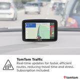 TomTom GO Classic Lite 5in GPS Europe Traffic Maps WiFi Car Sat Nav - Black