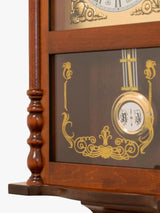 Acctim Westbury Radio Controlled Roman Numeral Pendulum Wall Clock - Brown