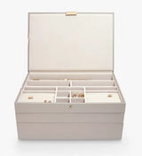 Stackers Supersize Large Jewellery Organiser Box Set of 3 - Taupe - Kazoop 