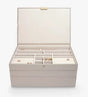 Stackers Supersize Large Jewellery Organiser Box Set of 3 - Taupe - Kazoop 