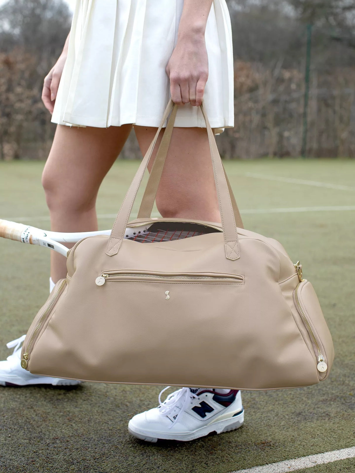 Stackers Women's Large Gym Holdall Hand Luggage Bag 29 x 57 x 25.5cm - Camel