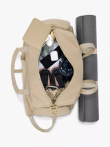 Stackers Women's Large Gym Holdall Hand Luggage Bag 29 x 57 x 25.5cm - Camel