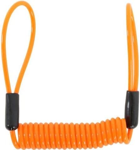 MagnumPlus Cyclops Motorcycle Anti-Theft Disc Padlock 8/10 - Black/Orange