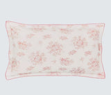 Burleigh x Bedeck Asiatic Cotton Percale Duvet Cover Set - Mid Pink - King