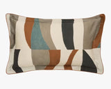 Harlequin Torillo Cotton King Duvet Cover - Black Earth/Cornflower/Walnut