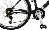 Falcon Vienne Womens 18 Speed Mountain Bike - Black/Green - Small Frame