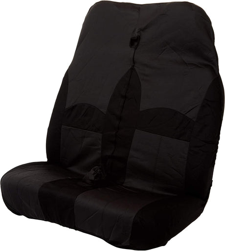 Cosmos Commercial Front Pair Seat Covers 14022 - Grey/Black