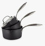 Eaziglide Neverstick3 Professional Non-Stick Lidded Saucepan Set 3 Piece - Kazoop 