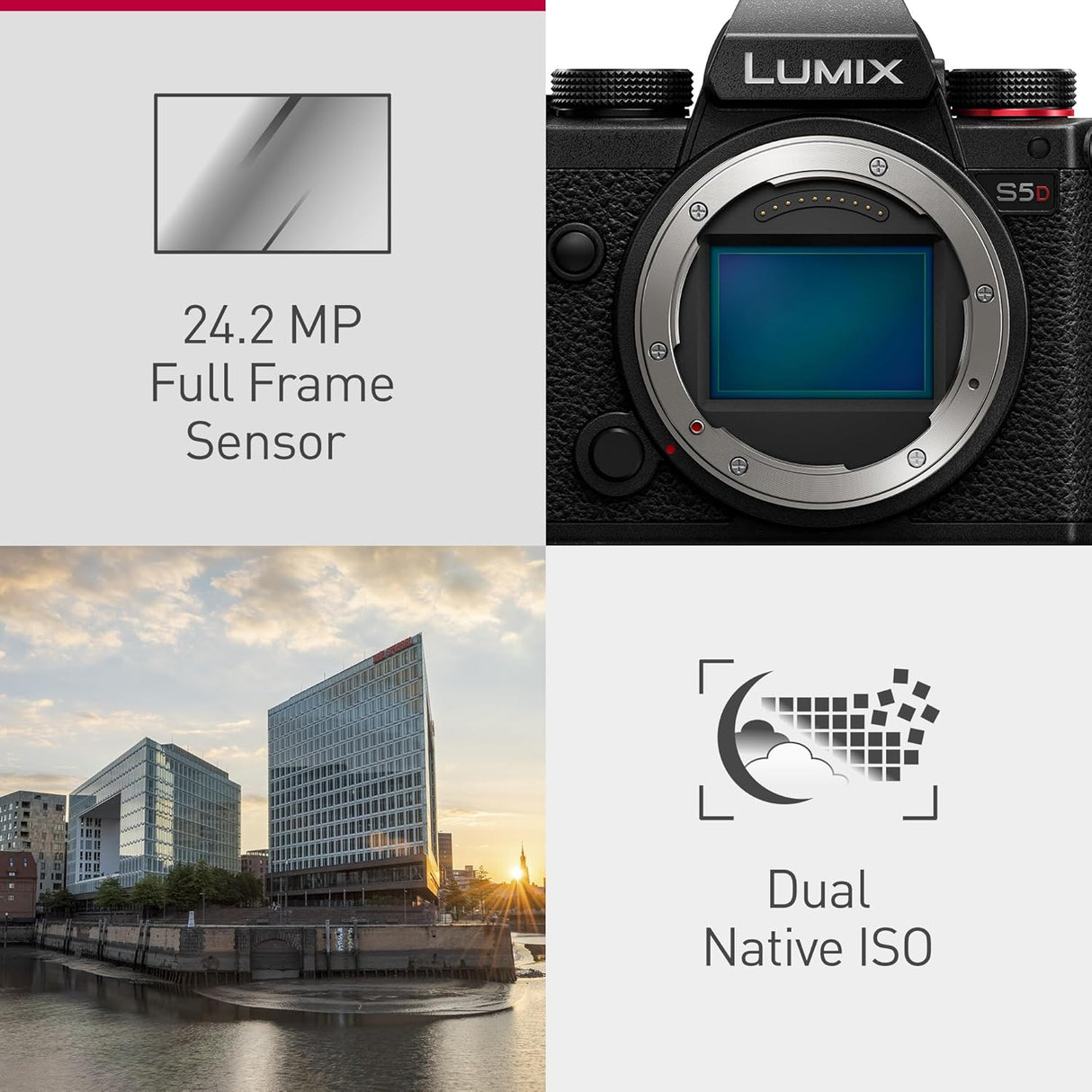 Panasonic Lumix DC-S5KE-K Mirrorless Camera with 20-60 mm f/3.5-5.6 Lens