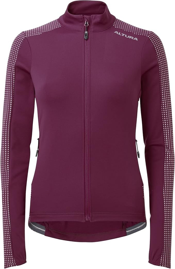 Altura Nightvision 2022 Women's Long Sleeve Jersey - Dark Pink - UK 14