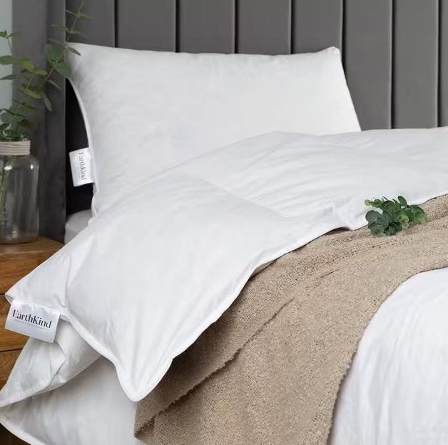 EarthKind 4.5 + 9 Tog Reclaimed Natural Down 3-in-1 Duvet - Super King Size