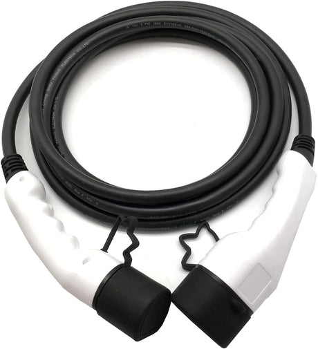 Simply Adjustable 5M 3Pin to Type 1 Electric Vehicle Flexible Charging Cable