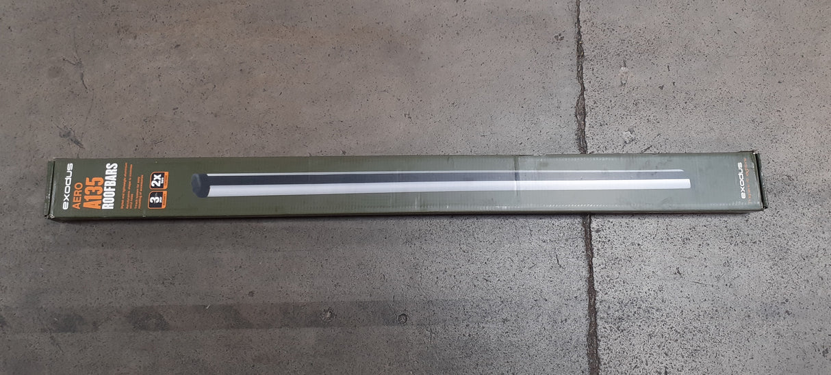 Exodus A135 Aero Car Roof Bars (Pack of 2) - Chrome