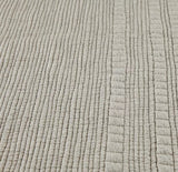 John Lewis Linear Stripe Bedspread Cotton Throw L260 x W250cm - Latte - Kazoop 