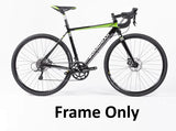 Boardman CX Comp 700C Alloy Bike Frame Only - Shiny Black/Green - 50cm/Small A