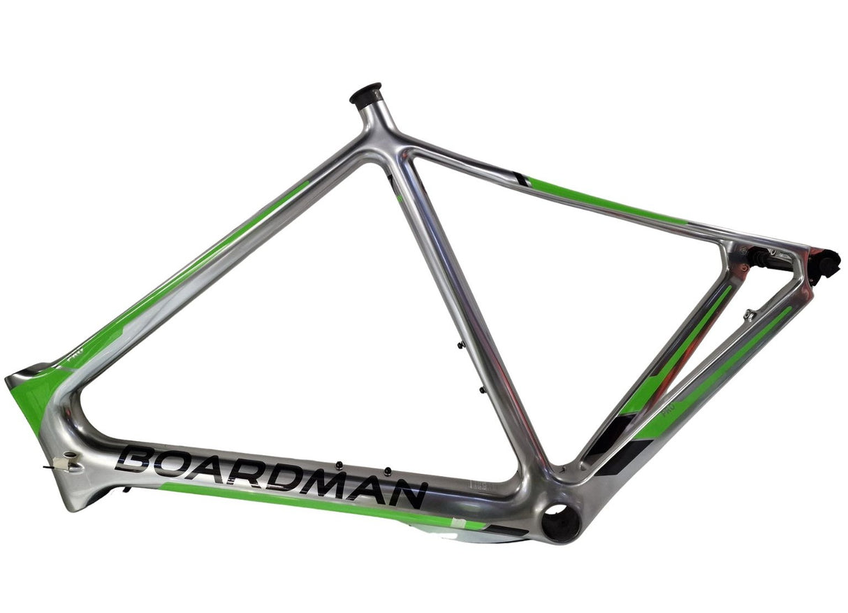 Boardman C7 Pro Carbon Road Bike Frame Only - Silver/Green - XL 57.5cm
