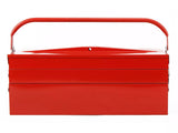 Halfords Cantilever Heavy Duty Metal Tool Box 56.5 x 21.2 x 22.2cm - Red