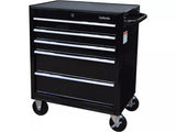 Halfords 5 Drawer Tool Cabinet 679 x 689 x 461mm Max 125kg - Black