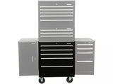 Halfords 5 Drawer Tool Cabinet 679 x 689 x 461mm Max 125kg - Black