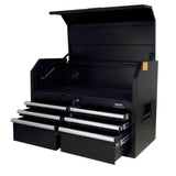 Halfords Advanced 36" Soft Close 6 Drawer Tool Top Chest - Black
