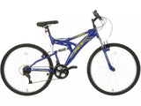 Indi FS 1 Men's MTB 18-Speed Mountain Bike 26" Wheels - Medium 18'' Blue